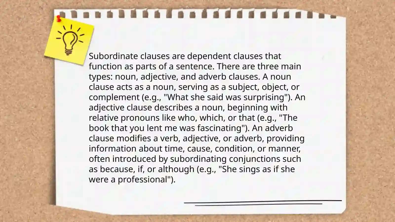 Functions of Subordinate Clauses in Sentences 4