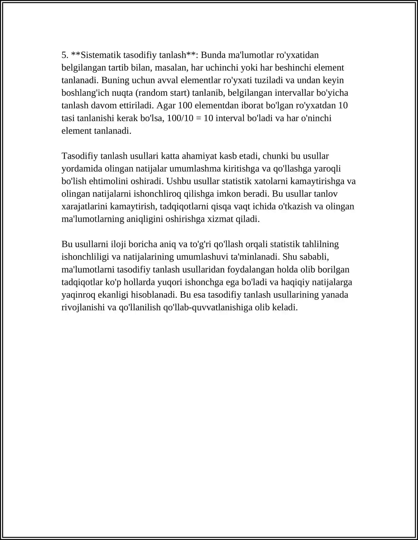 SHAXSNI ORGANUVCHI METODLAR 4