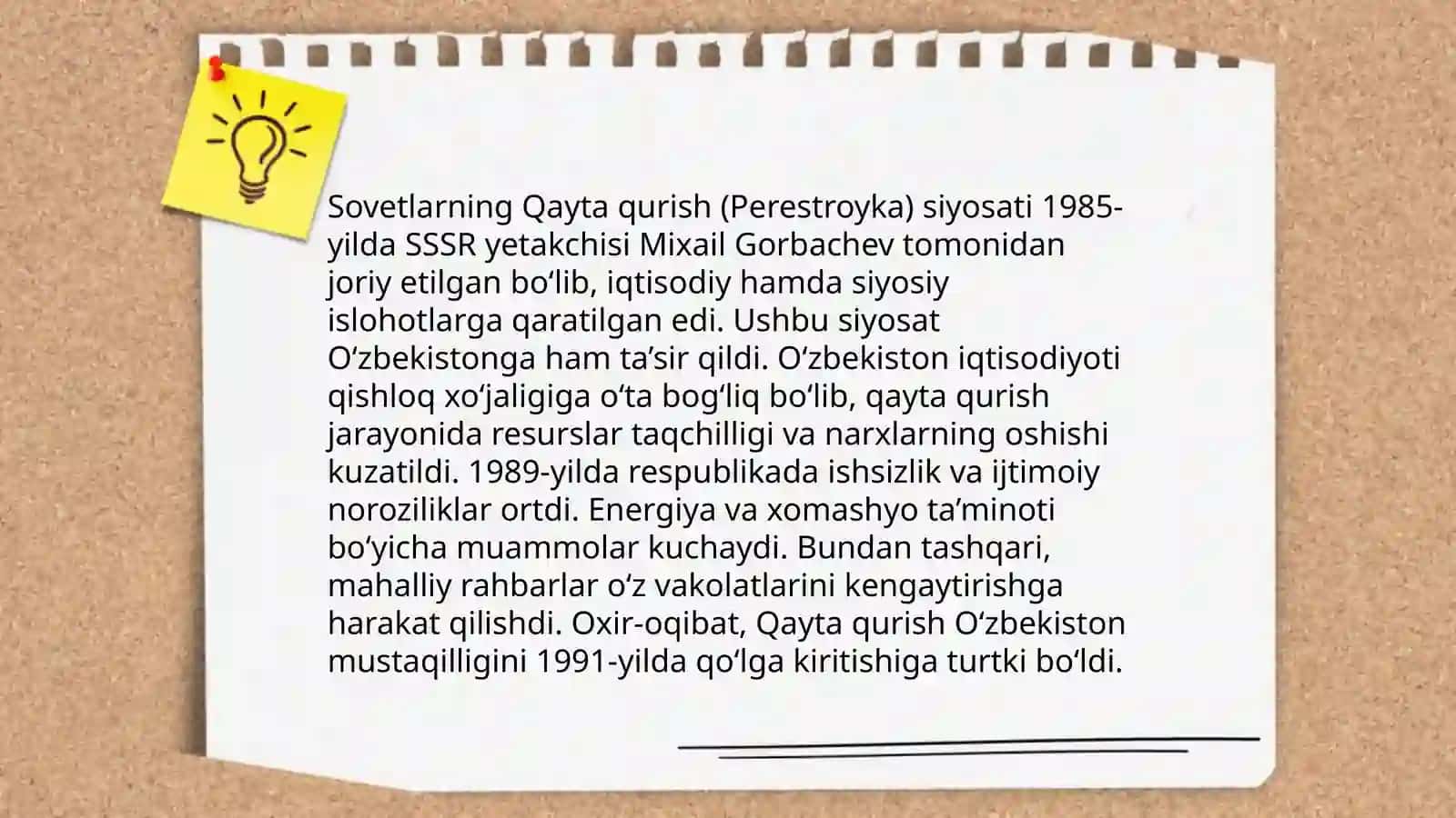 Qayta qurish davri (Hakimova Sevinch) 4