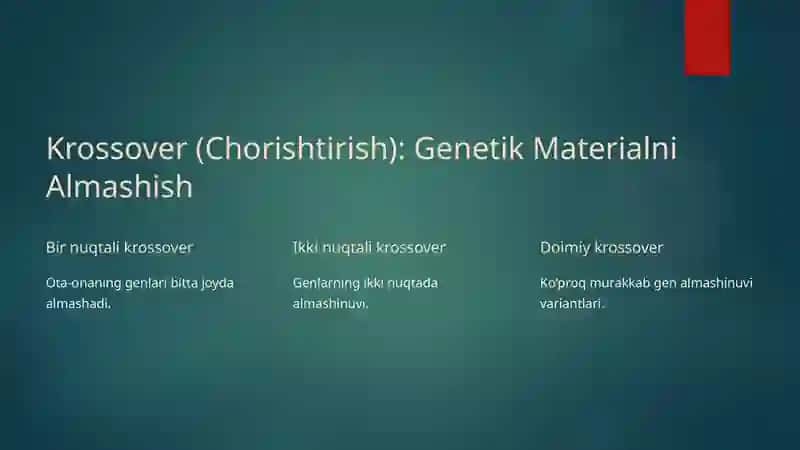 Genetik Algoritmlar 4