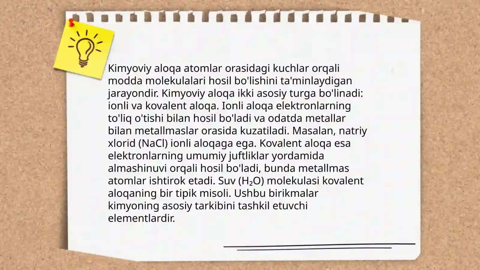 Dastlabki kimyoviy tushunchalar 4