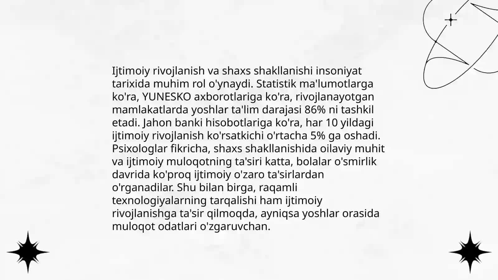 Shaxs shakllanishi va rivojlanish ijtimoiy nazariyasi 4