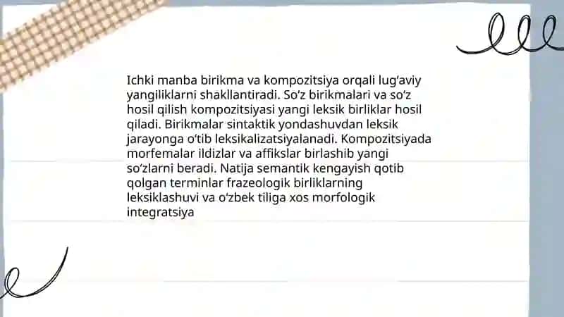 Lugʻaviy sath taraqqiyotining ichki va tashqi manbalari 4