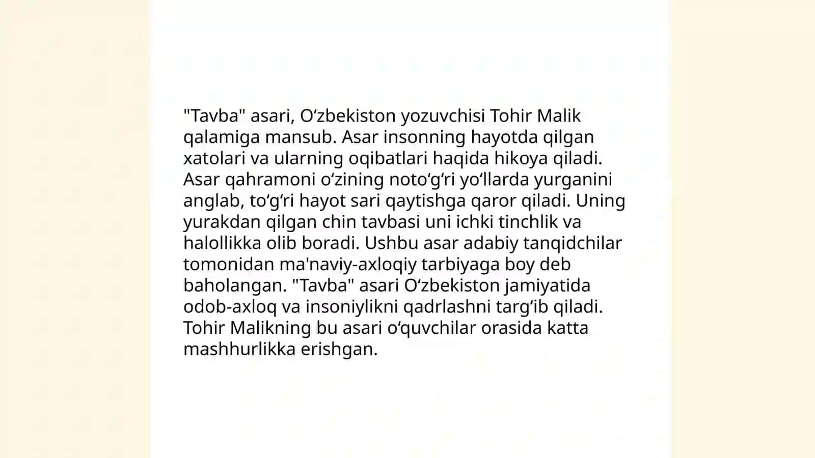 Abu Homid Muhammad ibn Muhammad al-G‘azzoliynig Tavba asari haqda taqdimot 4