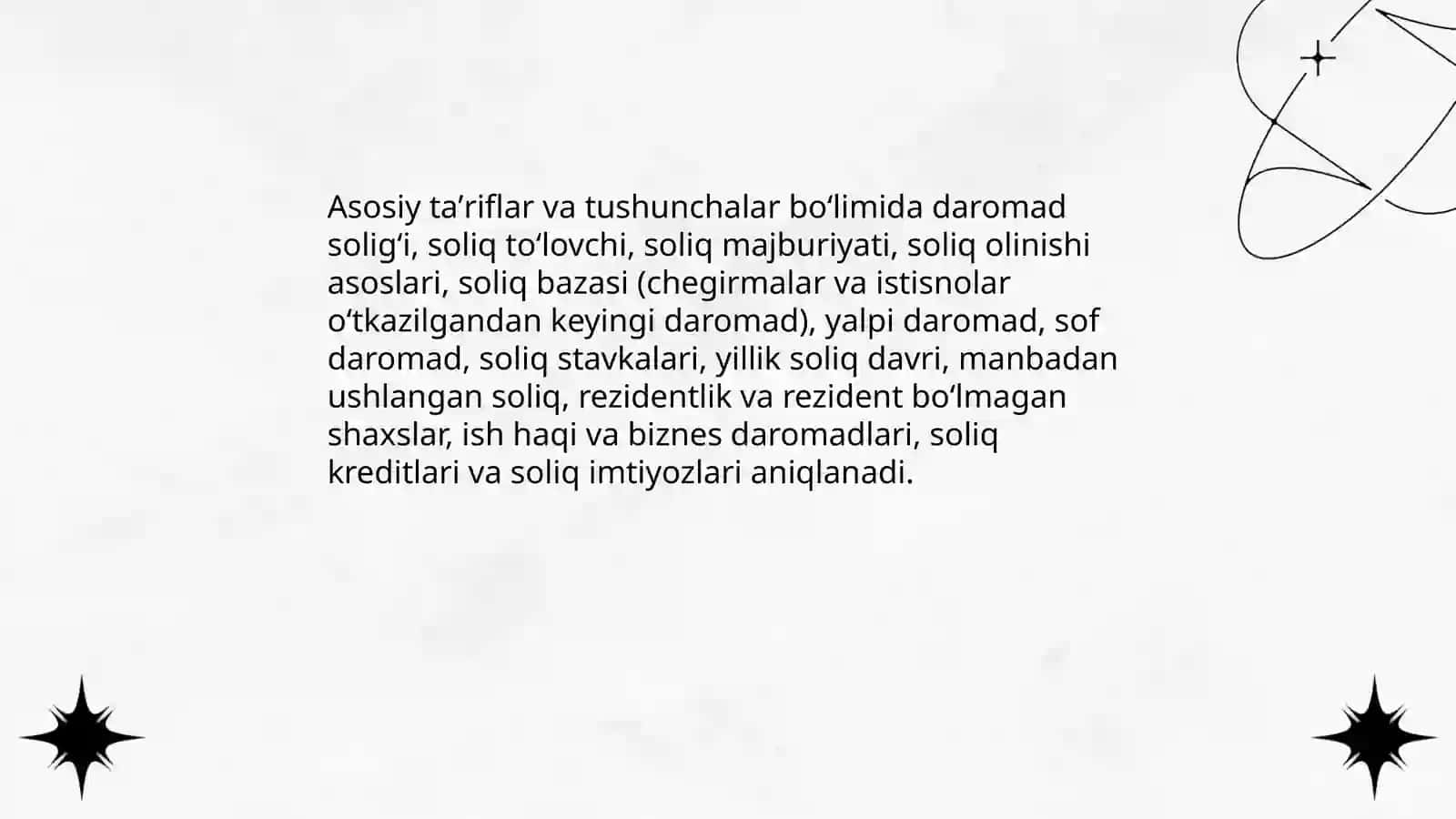 12-sonli BHHS "Daromad solig'i" standartining mazmuni va qo'llanilishi 4