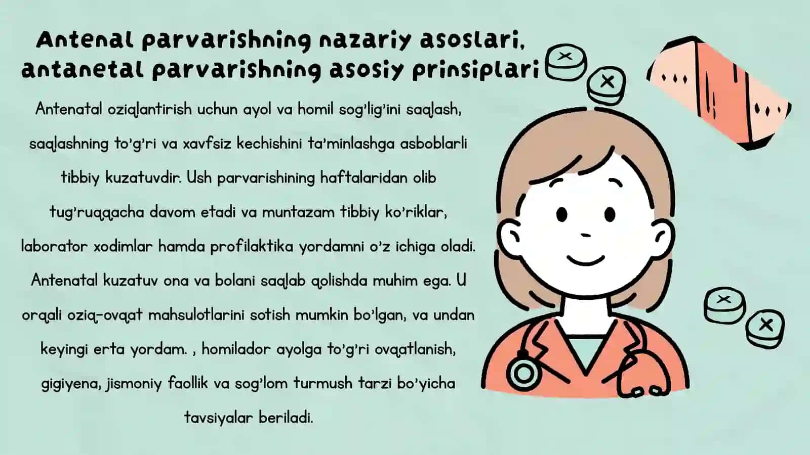 Homiladorlar va tug’ruq yoshidagi ayollarda antenatal parvarish 4