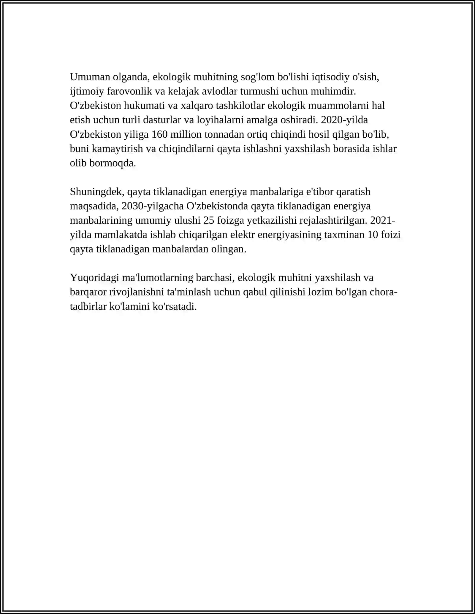EKOLOGIYA MUSTAQIL ISH 4