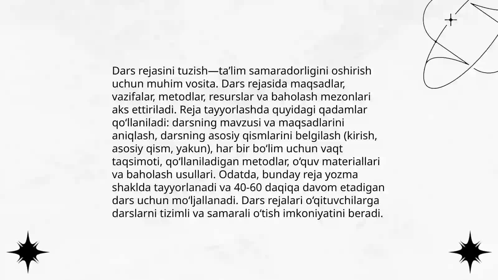 Darslarni tashkil qilish, ko'rgazmalilik hamda didaktik materiallardan foydalanish 4
