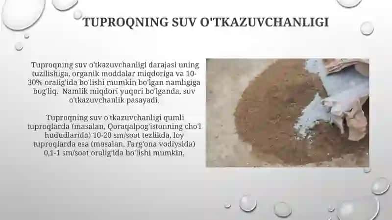 Tuproqning mexanik tarkibi 4