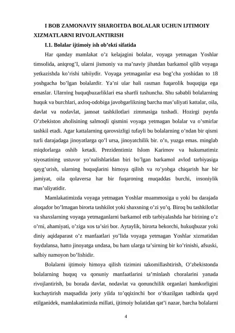 IJTIMOIY ISH AMALIYOTIDA BOLALARNI QIYIN HAYOTIY HOLATINI BAHOLASH 4