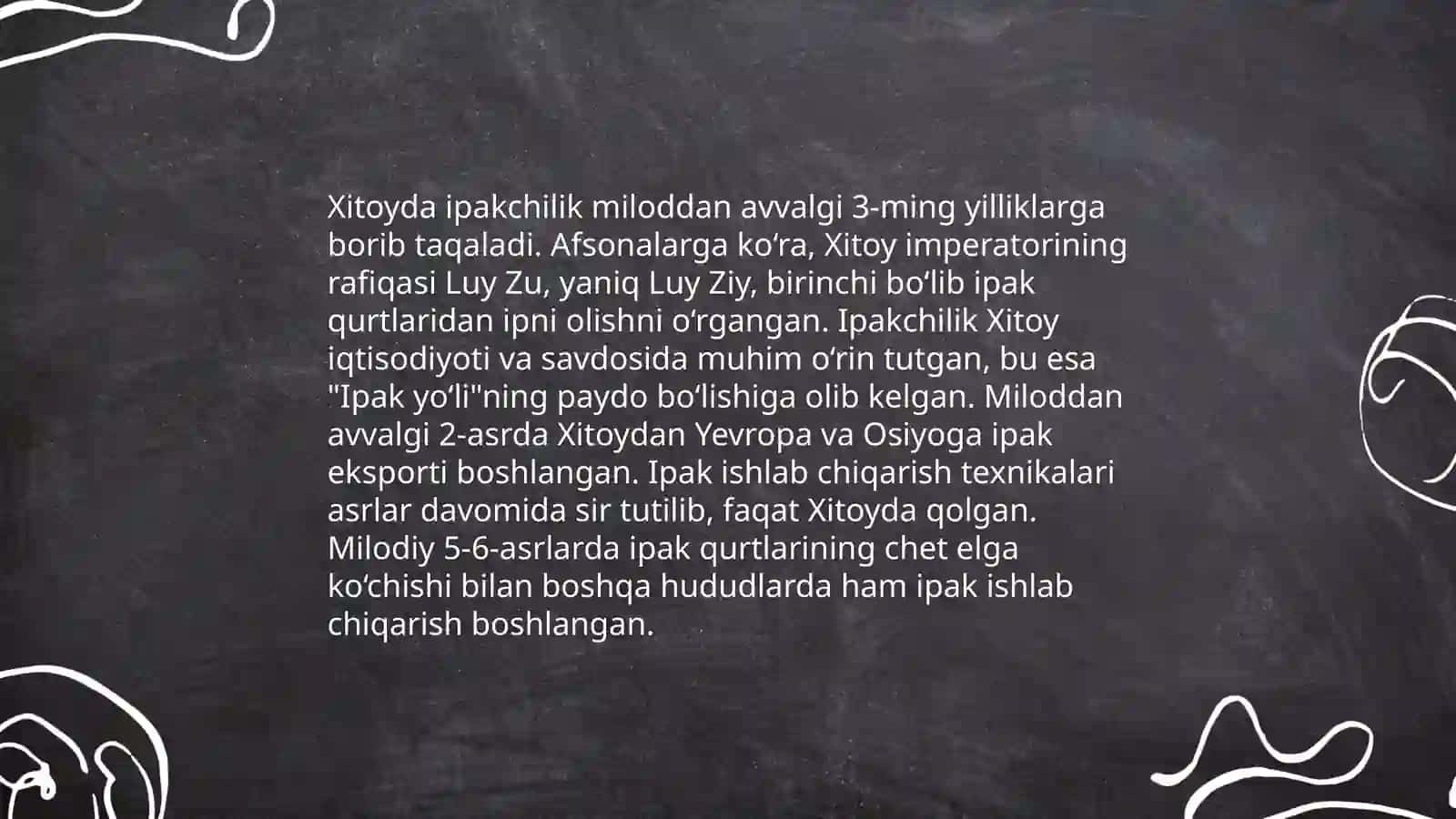 Ipak qurtining kelib chiqish tarixi va rivojlanishi 4