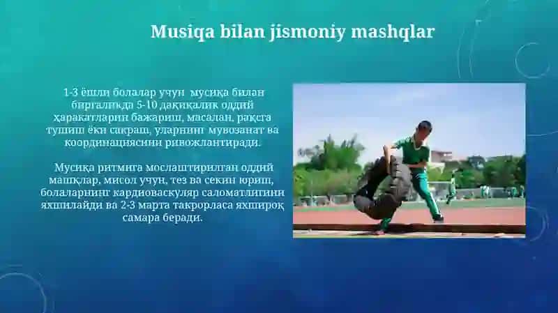 Ikki va uch yoshgacha boʻlgan bolalarning jismoniy tarbiyasi 4