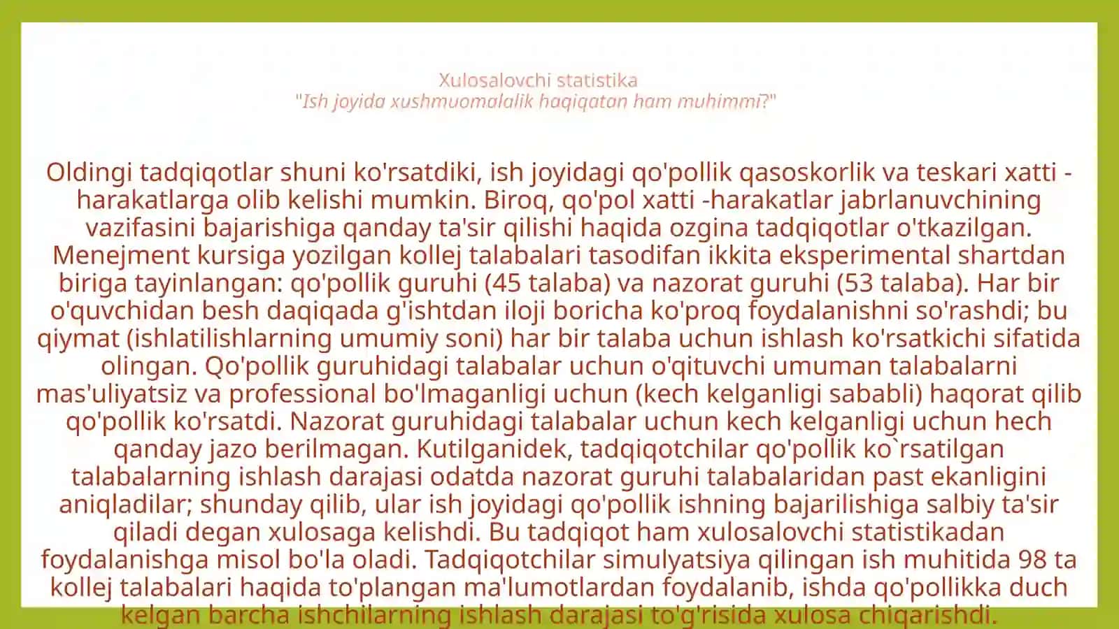 STATISTIKANING ASOSIY ELEMENTLARI 4