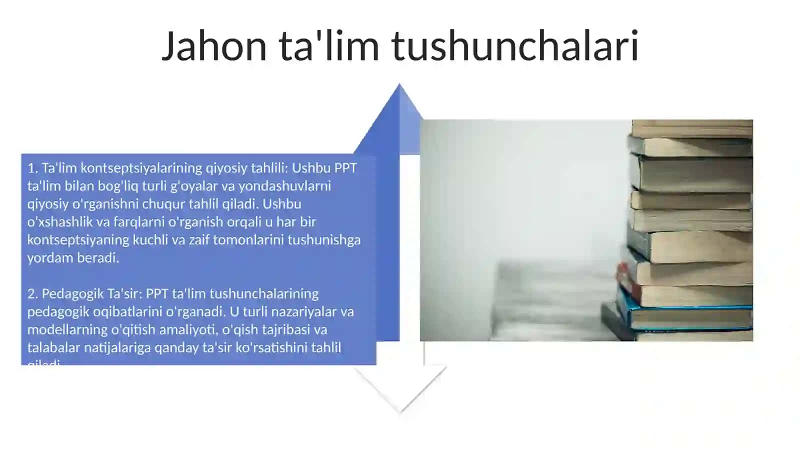 Jahon Tarbiyaviy Konsepsiya Namunalarining Qiyosiy Pedagogik Tahlili Ppt 4