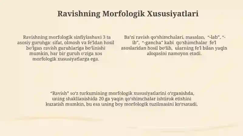 Ravish soʻz turkumi muammosiga  doir nazariy qarashlar tahlili 4