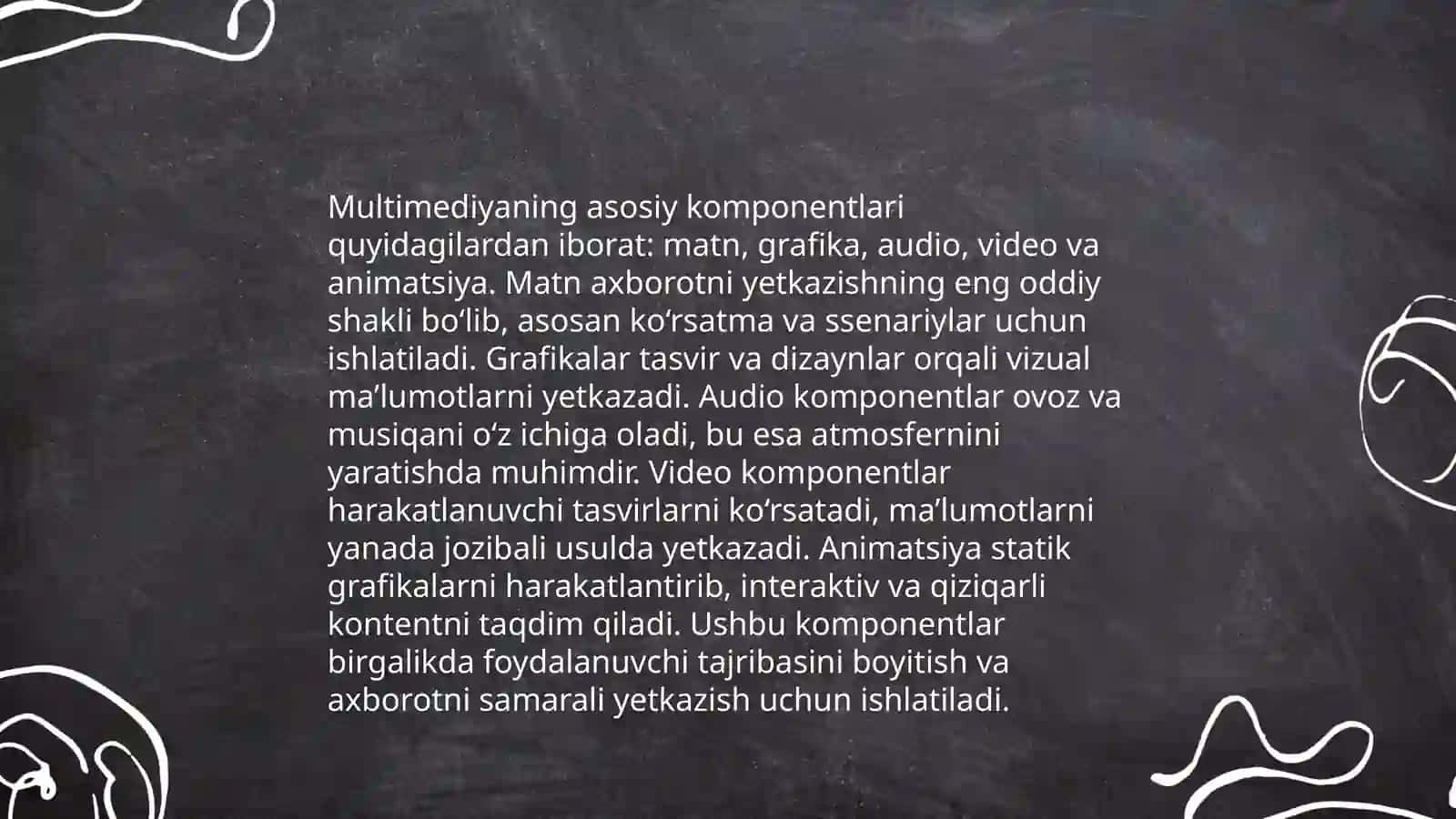Multimedia va uning ta’minoti 4