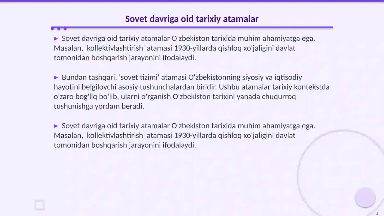O'zbekistonning sovet davri tarixiga oid adabiyotlar bibliografiyasi 4