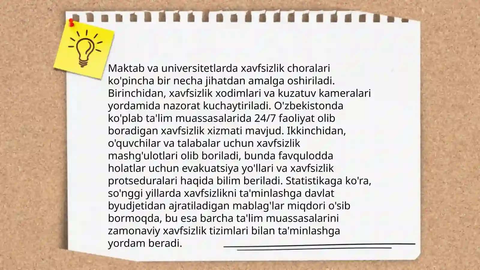 Xavfsiz taʼlim muhitini shakllantirish 4