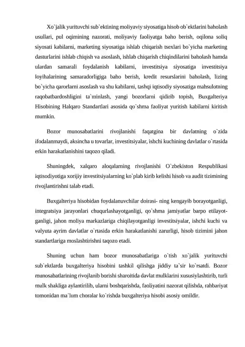 Xo’jalik yurituvchi sub’ektlar hisob siyosati auditi 4