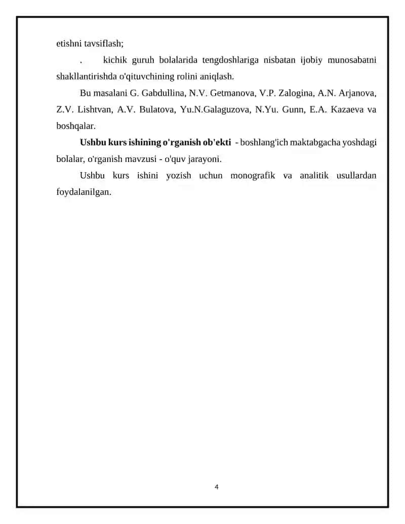 MAKTABGACHA TA'LIM TASHKILOTIDA TA'LIM -TARBIYA ISHLARINI REJALASHTIRISH VA HISOBGA OLISH 4