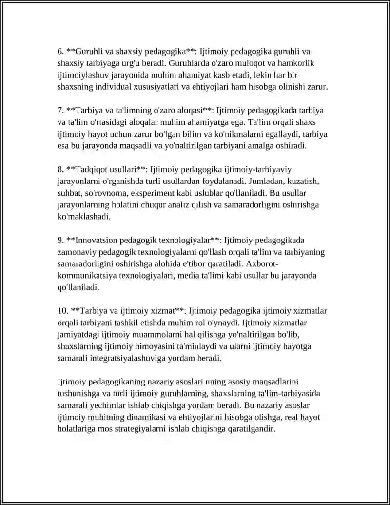 Ijtimoiy Pedagogika Fan Sifatida 4