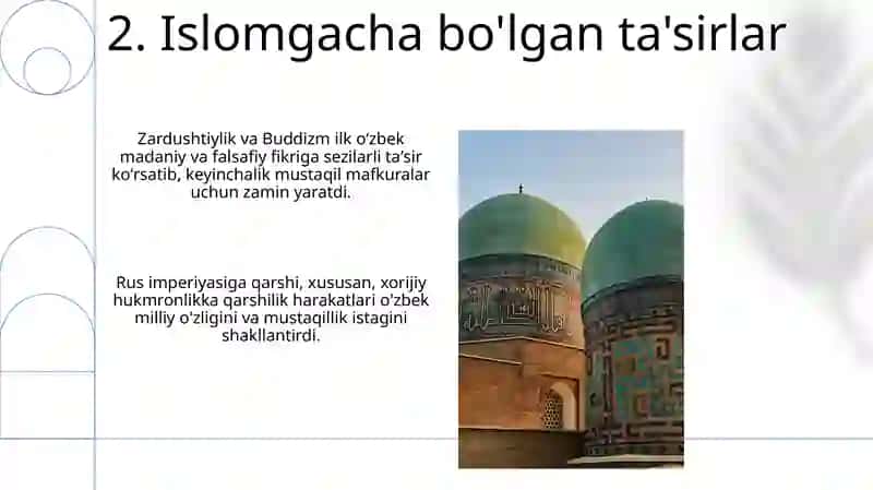 Õzbekistonda mustaqillik ģoyalarining tarixiy asoslari 4