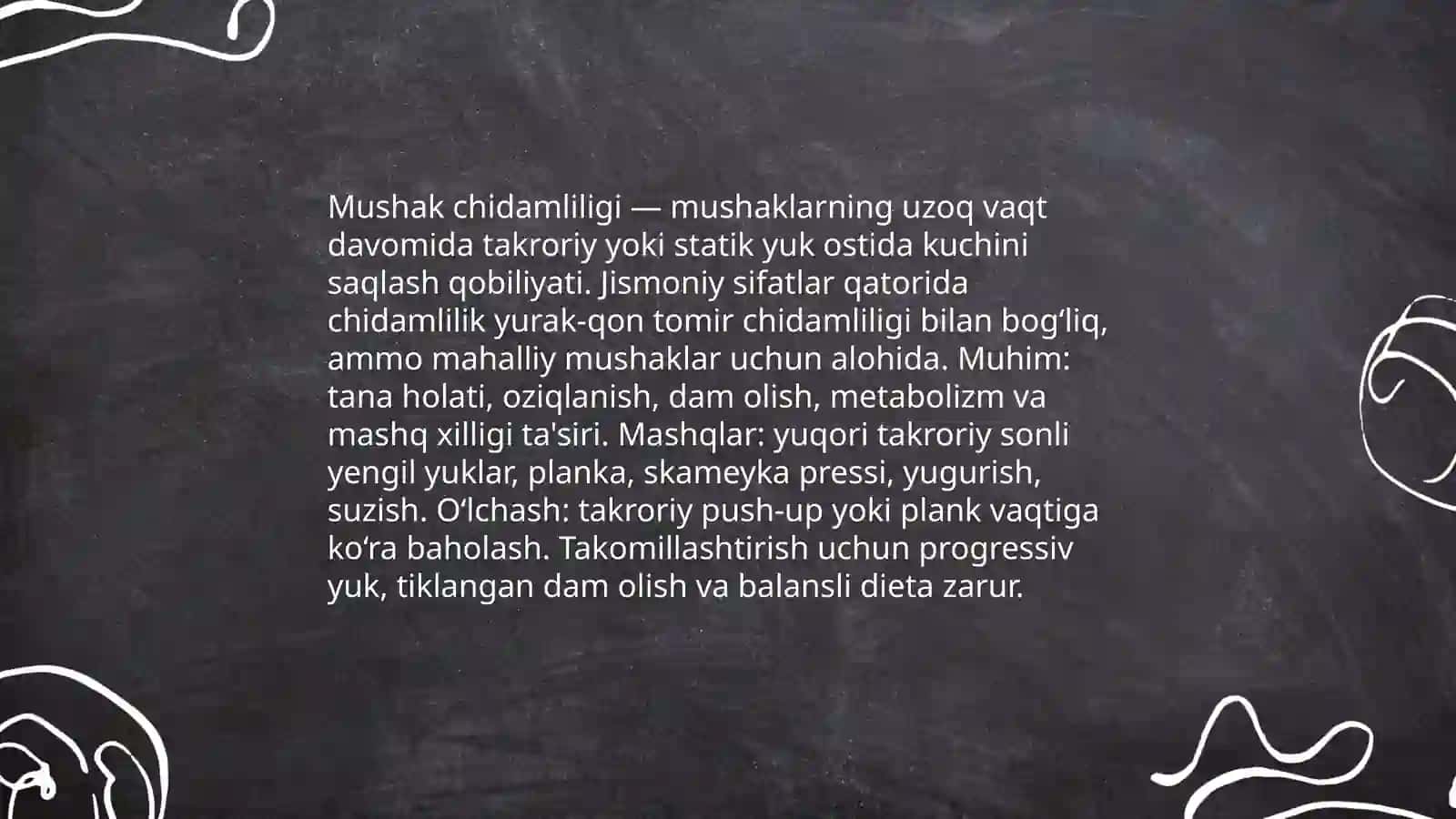 Jismoniy Sifatlar 4