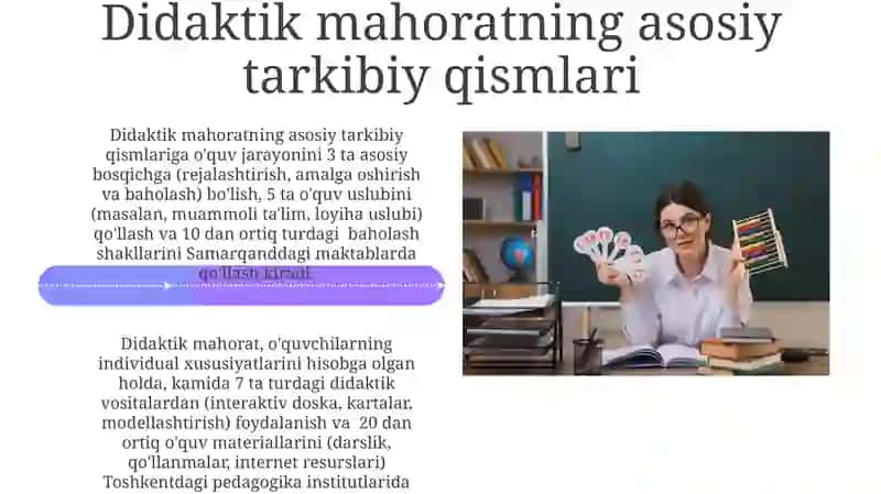 O'qituvchining pedagogik qobiliyatining asosiy sifatlari va yetakchi xususiyatlari 4