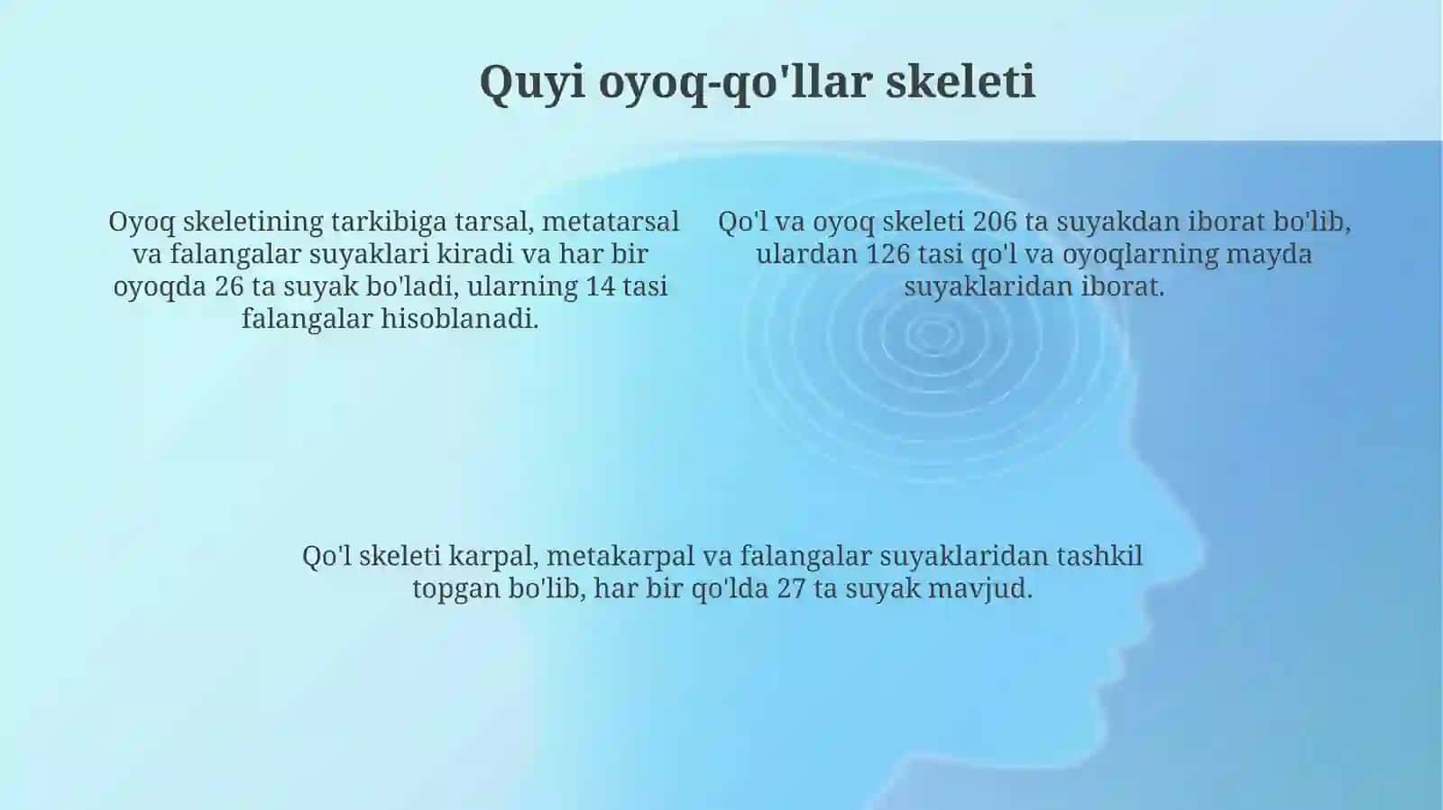 Odam skeletining tuzilishi va birikishi 4