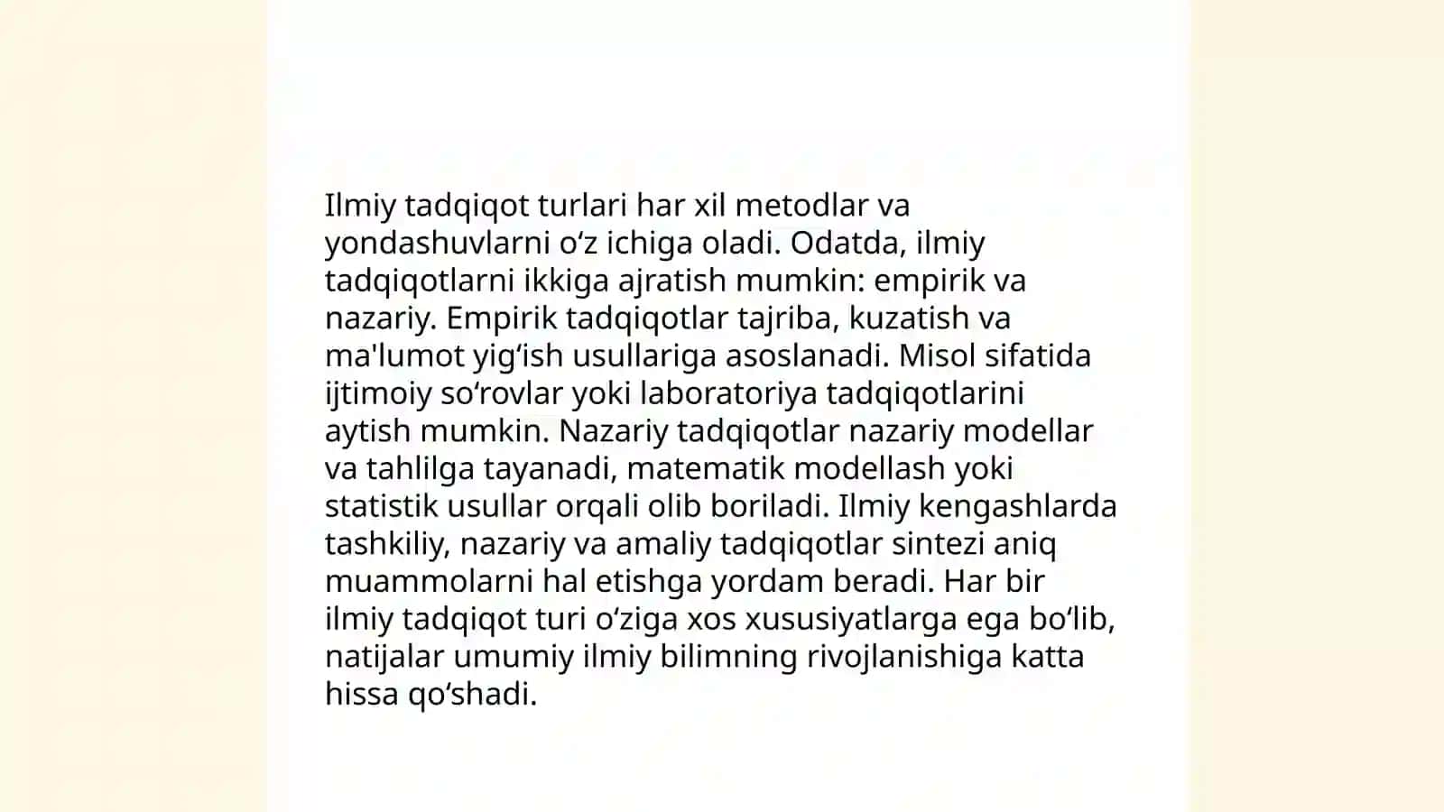 Ilmiy tadqiqot haqida asosiy tushuncha, rivojlanish tarixi va asosiy tushunchalari 4