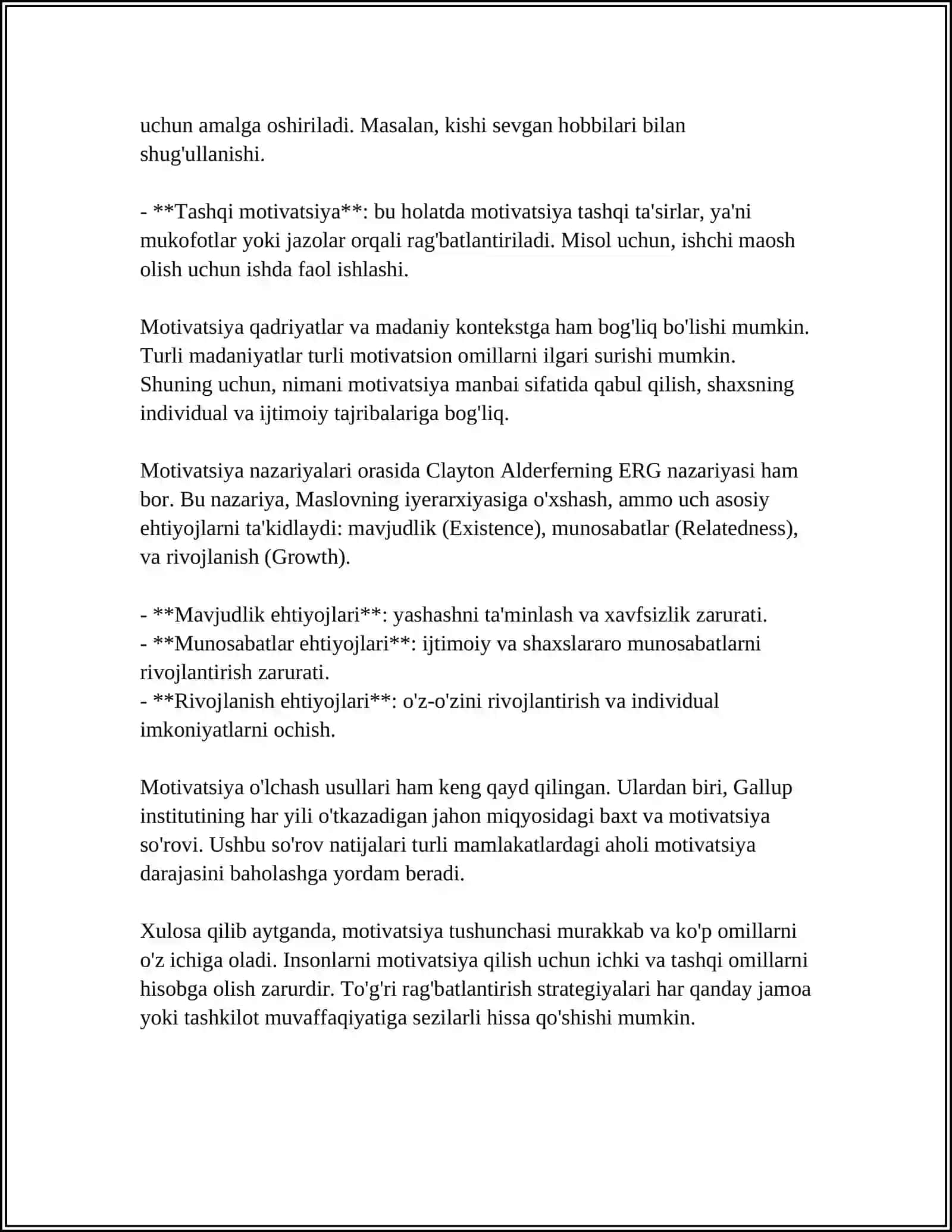 MATIVATSIYA DIAGNOSTIKASI 4