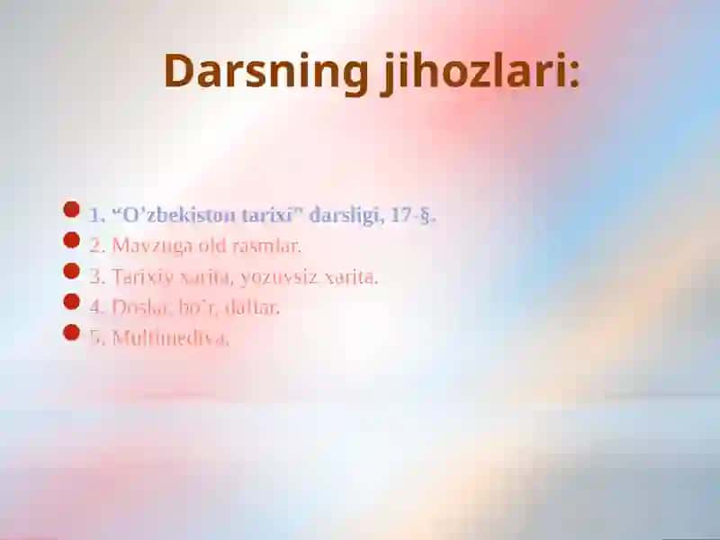 "Qoraxoniylar davlati va Movarounnahr" 4