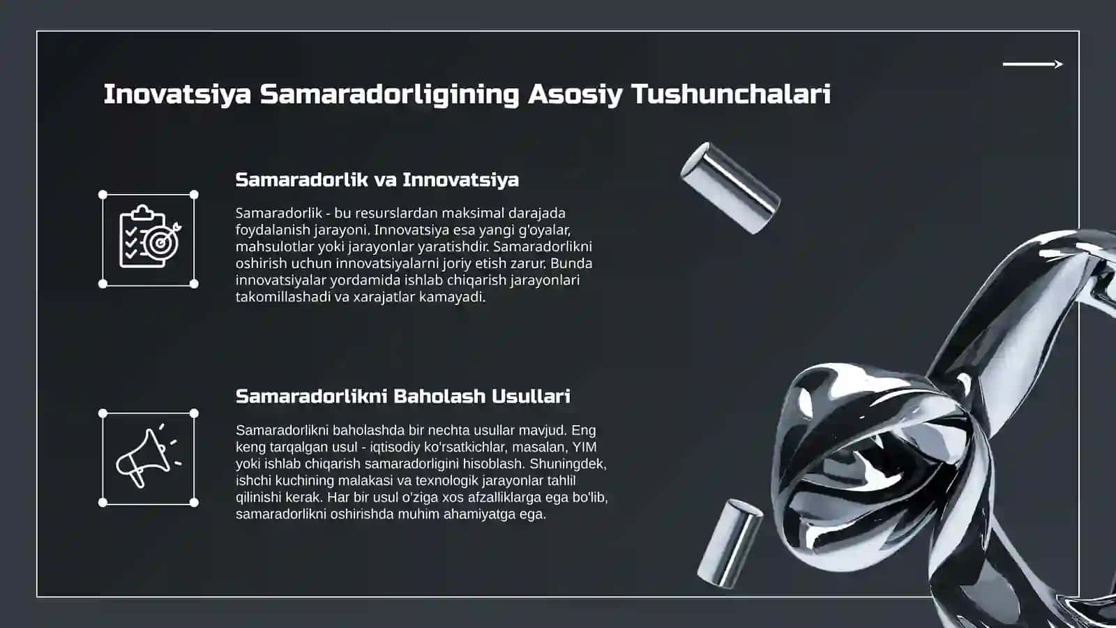 Inovatsiya Samaradorligini Baholash 4