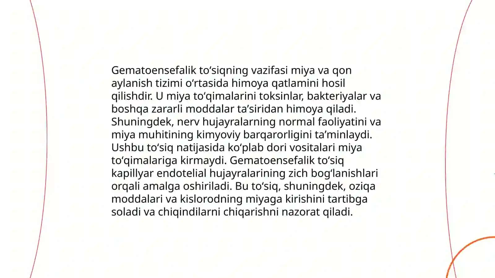 Gematoensefalik toʻsiq gisto fiziologiyasi 4
