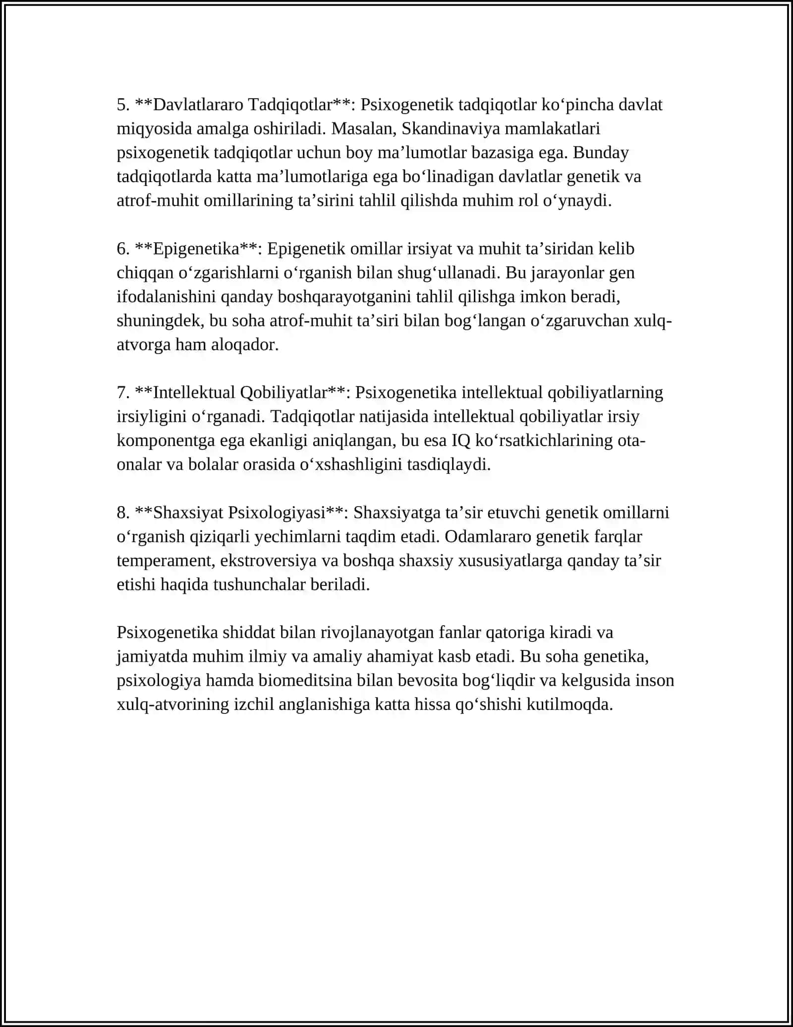 PSIXOGENETIKANING PREDMETI VAZIFALAR VA AHAMIYAT 4