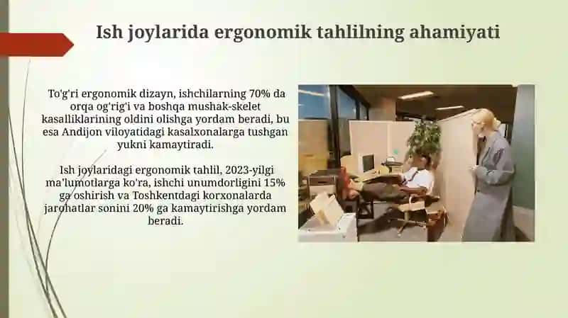 Kompyuter bilan ishlash ergonomikasi 4