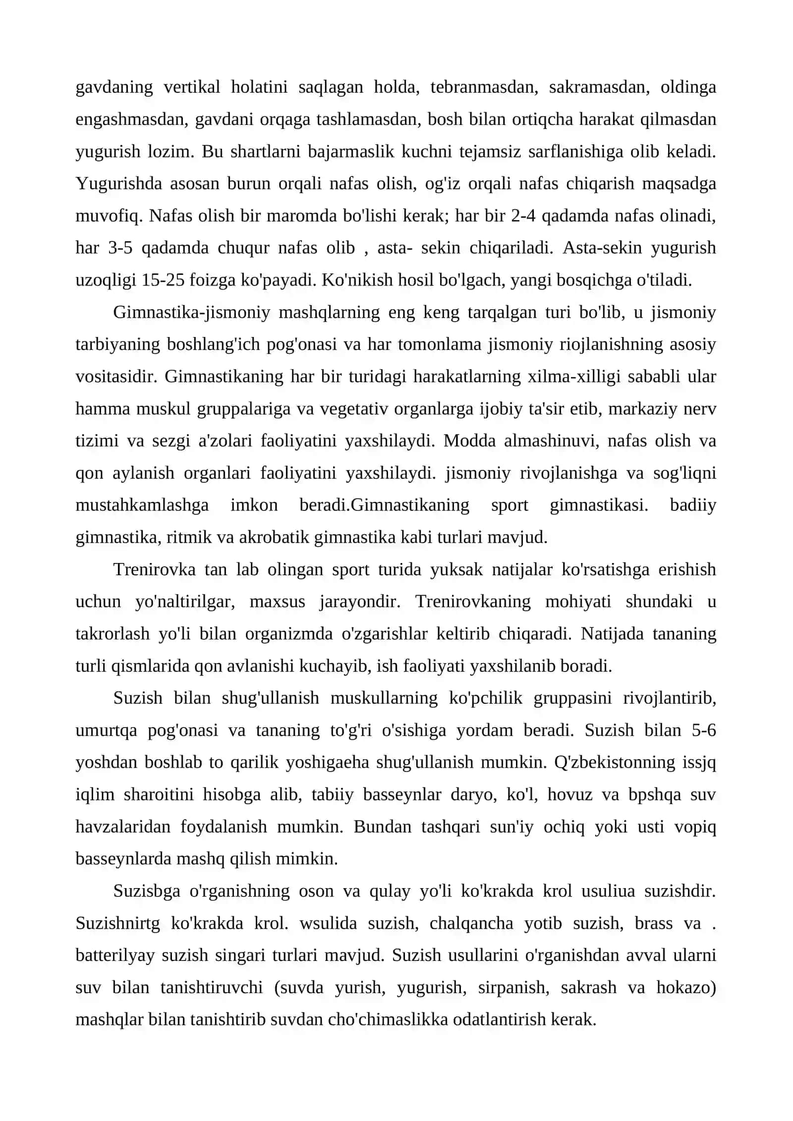 JISMONIY FAOLIYAT: SOG‘LOM HAYOT TARZINI SHAKLLANTIRISHDA ASOSIY OMIL 4