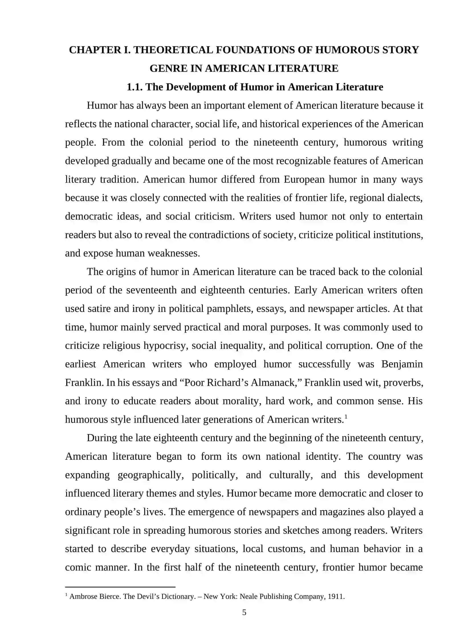 MARK TWAIN'S CONTRIBUTION TO AMERICAN LITERATURE 4