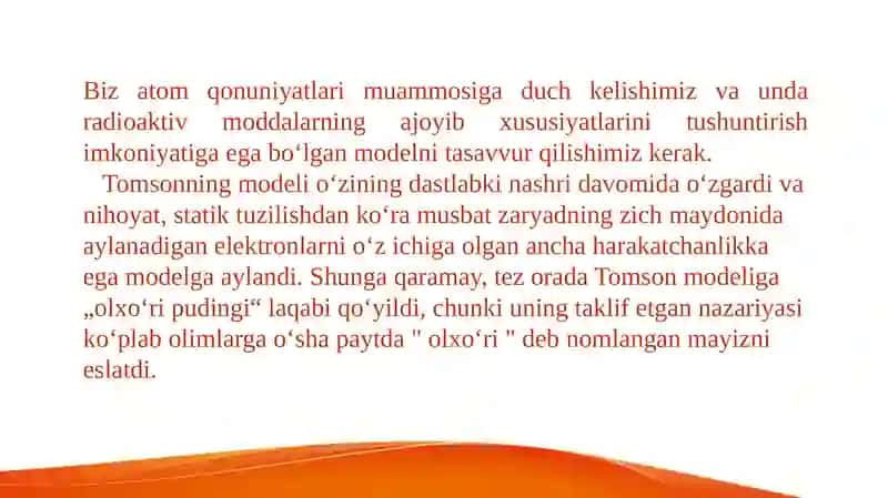 Atomning Tomson modeli 4
