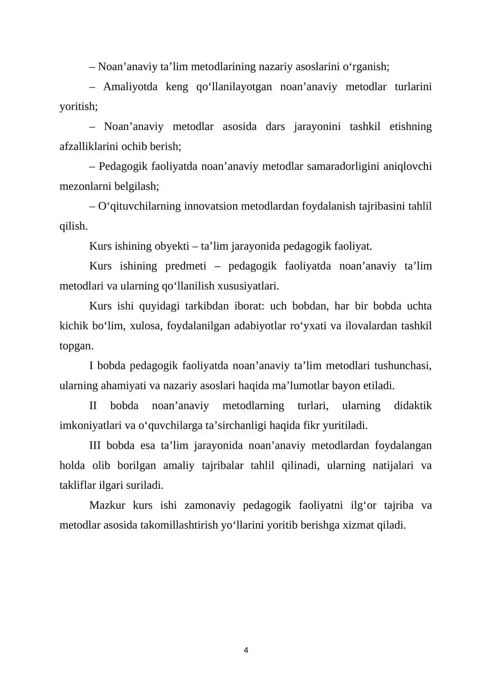 PEDAGOGIK FAOLIYATDA TAʼLIMNING NOʼANANAVIY METODLARI 4
