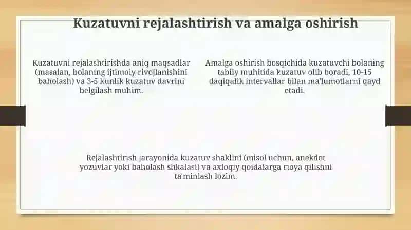 Kuzatuv turlari va usullari 4