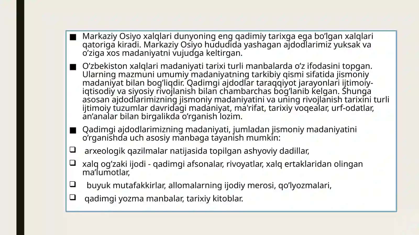 Markaziy Osiyoda qadimgi davr va o‘rta asrlar davrida jismoniy tarbiya va sport 4