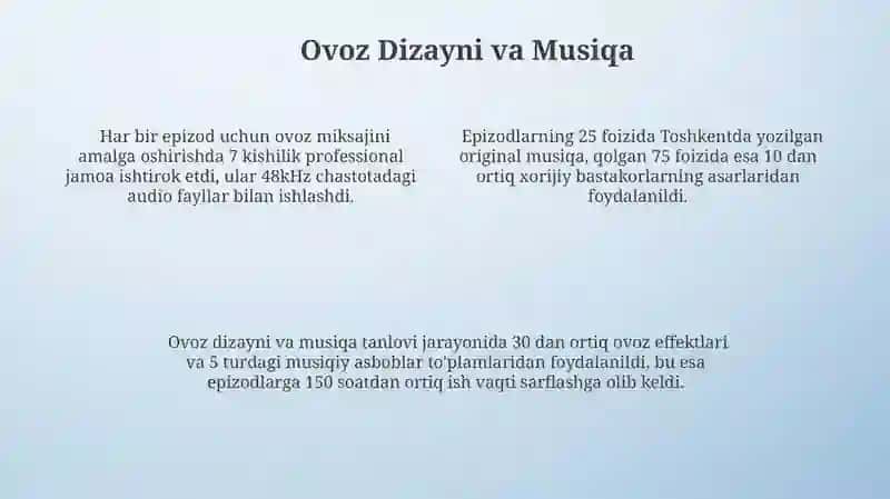 Epizodlar ustida ishlashning o'ziga xosliklari 4