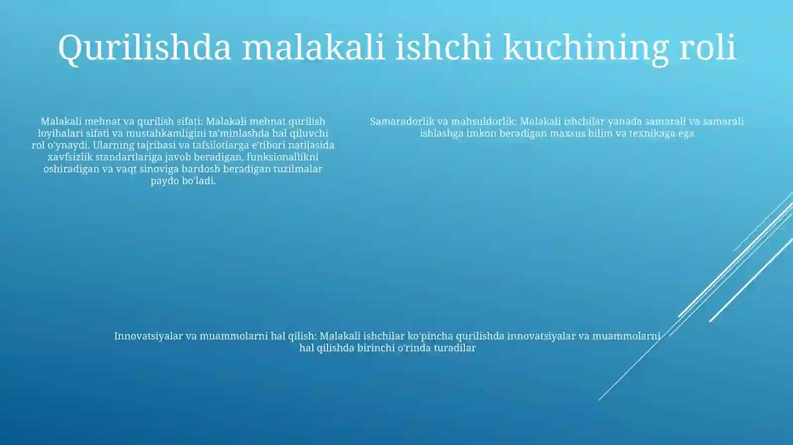 Malakali mehnat: iqtisodiy o'sishning asosi 4