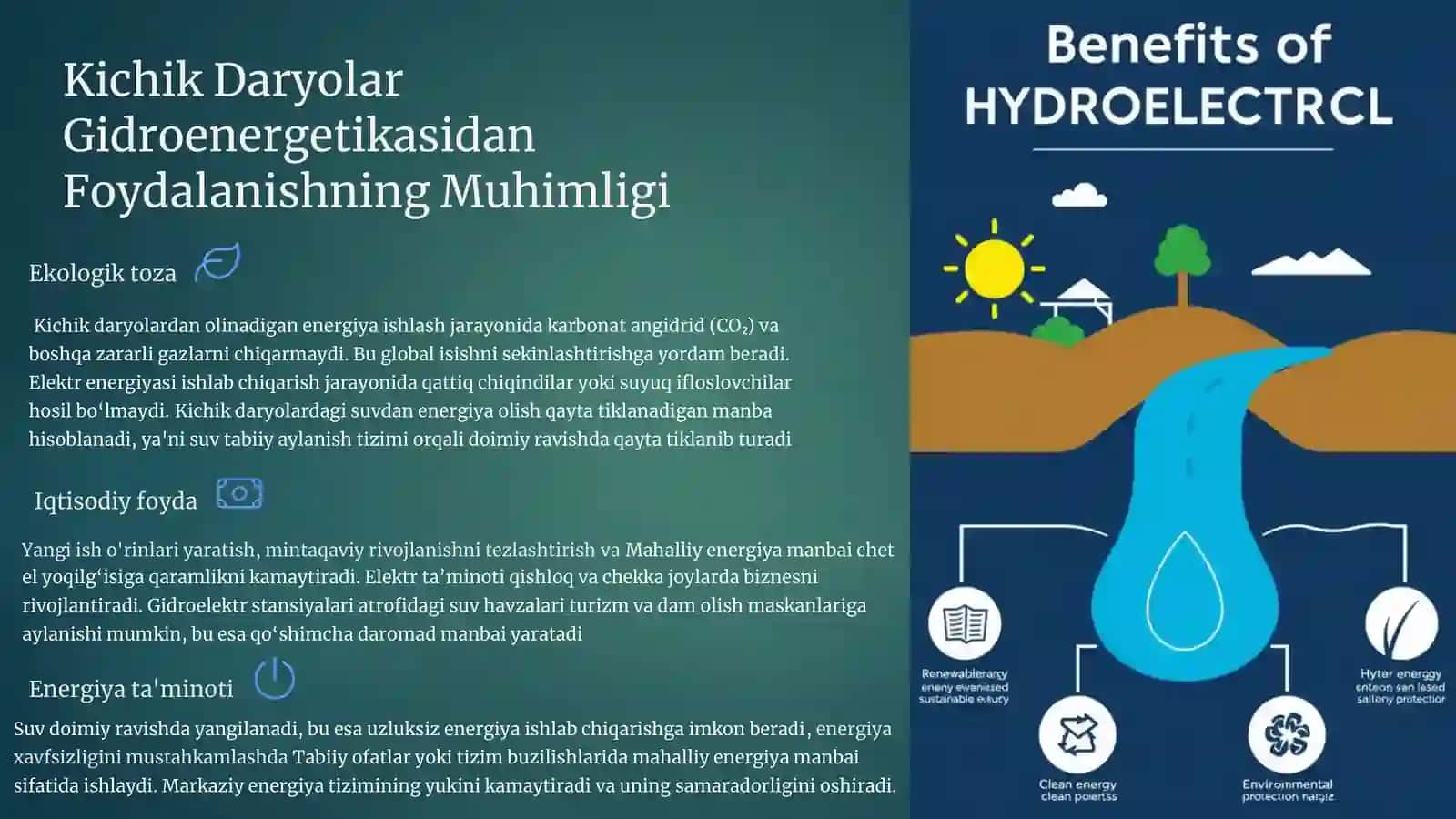 Kichik DARYOlar va ulardan energetic maqsadda foydalanish 4