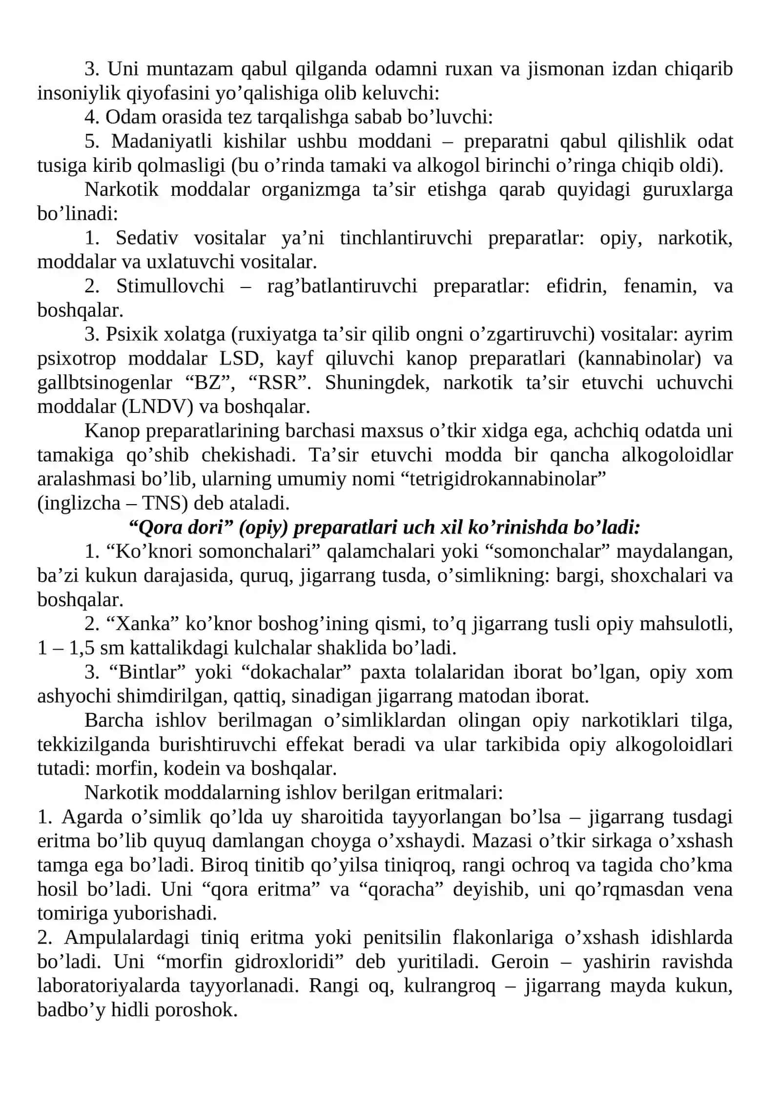 Giyohvandlik va uning zararli оqibatlari 4