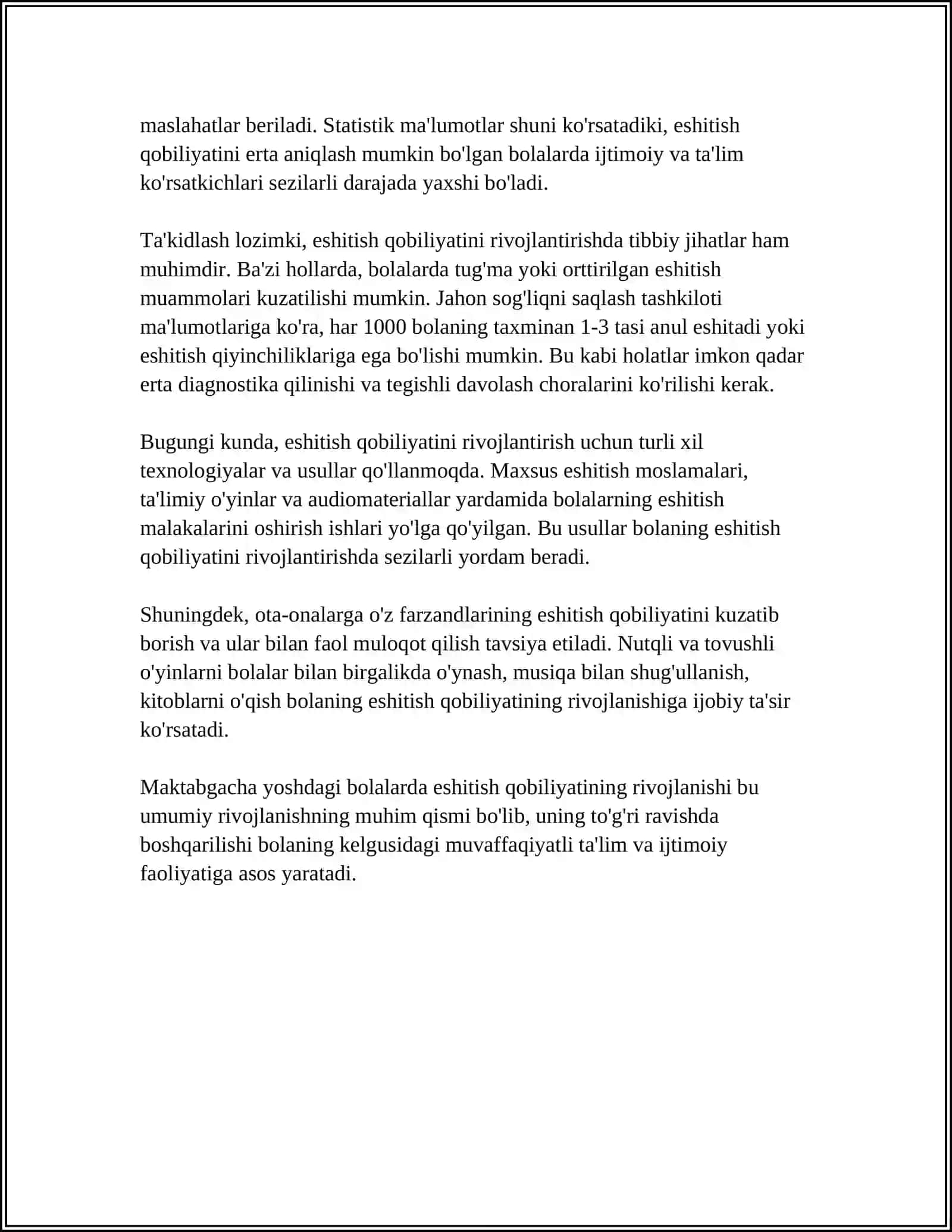 MAKTABGACHA SURDOPEDAGOGIKA FANINING PREDMETI VA VVAZIFALARI 4