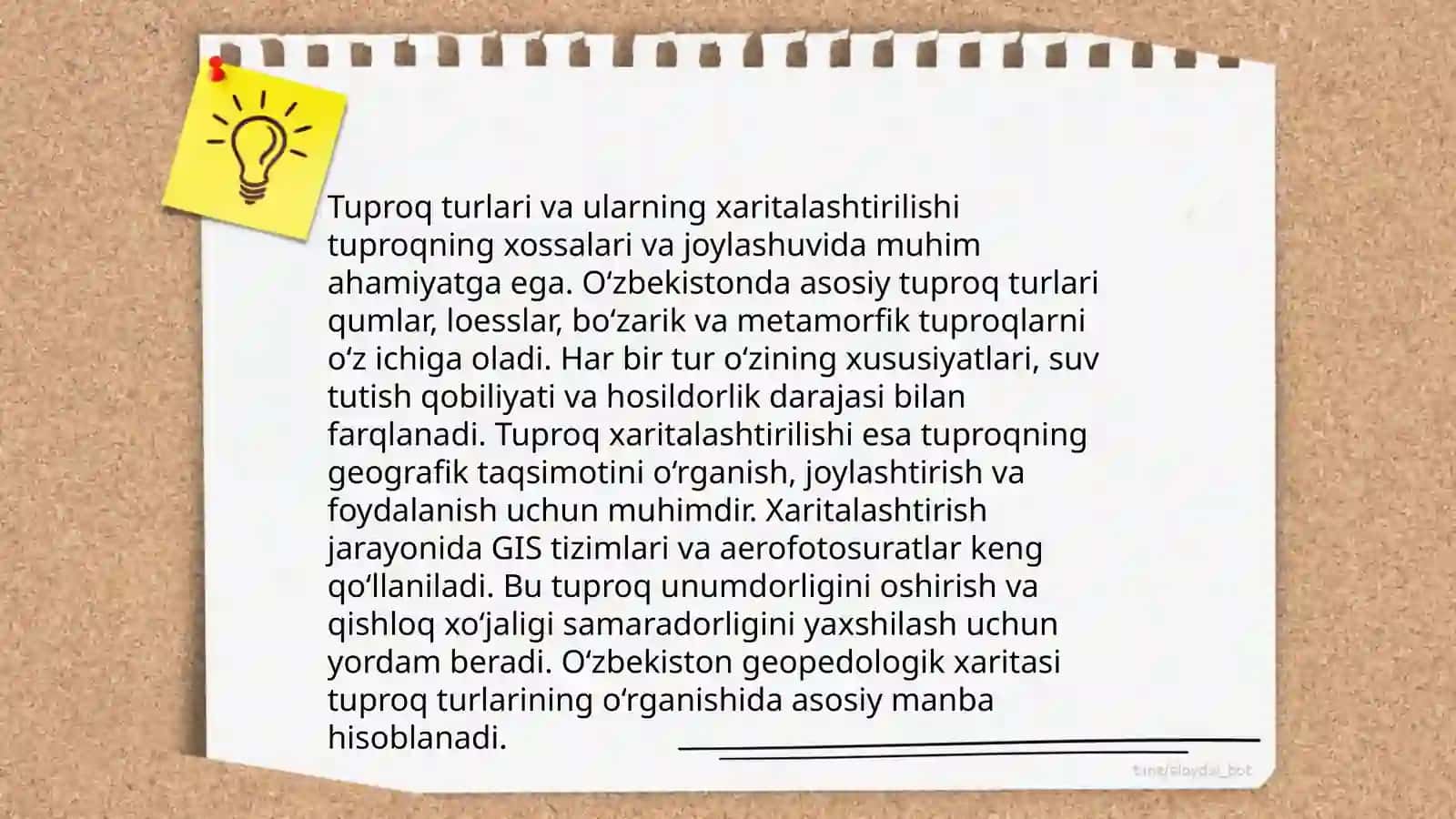 Tuproq xaritalari va ularni tuzish usullari 4