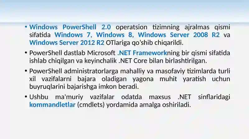 Windows PowerShell 4