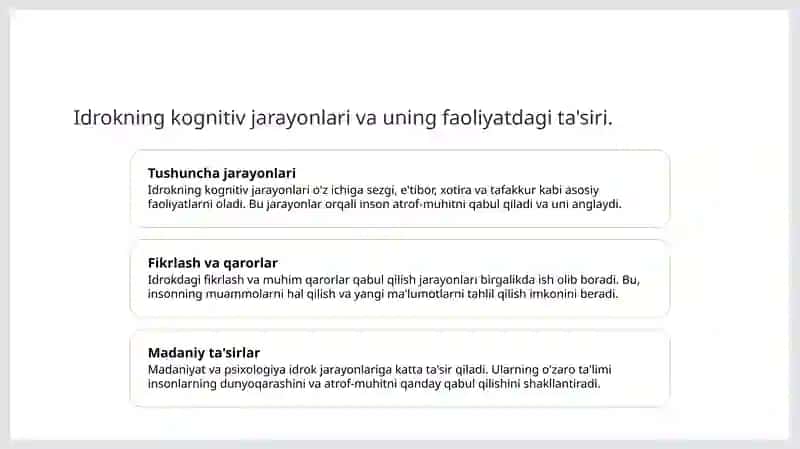 Idrok haqida tushuncha va uning xususiyatlari 4